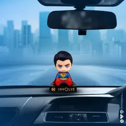 involve DC Superman Core Edition Character Car Perfume & Superman Keychain – Car Freshener Blocks image 3