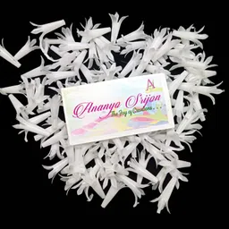 ananyo srijon Artificial Tuberose / Lily Flowers for decoration / Craft (100g) White, Red Lily Artificial Flower image 2