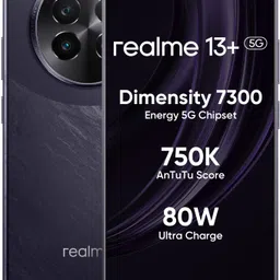realme 13+ 5G (Dark Purple, 128 GB) image 1