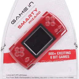 MITASHI Mitashi Game In Smarty Wizard Gaming Console (Red) NA GB with 800 In- Built image 3