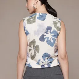 maykr Printed Women Waistcoat image 2