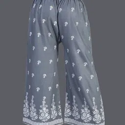 binish Women Regular Fit Grey Viscose Rayon Trousers image 2