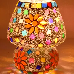 doneria Mosaic Glass Table Lamp image 1