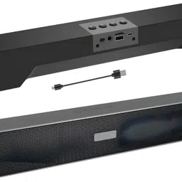 RZW ATOM BASS Soundbar For 10.5 Hours Playtime Wireless Speaker for Parties 20 W Bluetooth Soundbar image 1