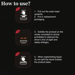 jyoresha Space Theme Car Cologne Aromatherapy Car Interior Autorotation Decoration Car Freshener Diffuser image 5