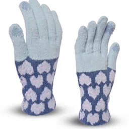 loom legacy Self Design Winter Women Gloves-picture-22