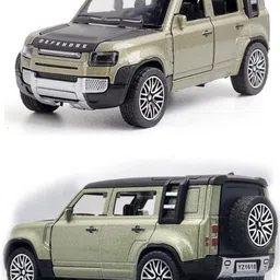 fenterprises Land Rover Defender Metal Car Toy with Openable Doors Random Color image 4