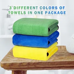 microshine Microfiber PET Towel Set For Dogs & Cats Grooming Gloves for Dog & Cat image 3