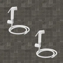 kamal Health Faucet Milky (Complete) Set of 2 Health Faucet image 1