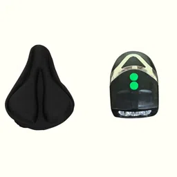 fccracing Bicycle Saddle Cover and Front Mouse Light Combo | Soft Cover, Lightweight Saddle Cover Free Size-picture-43