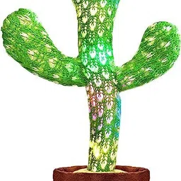 libra CHEEKU Dancing Cactus Talking Toy, Cactus Plush Toy (Green)AN (Green) toyyA421 image 3