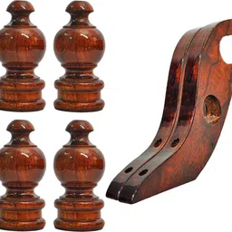 paras Brown Curtain Knobs, Rod Rail Bracket, Curtain Hooks, Curtain Rods, Curtain Rings Metal-picture-28