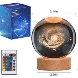 abc Galaxy night light cystral Table Lamp image 2