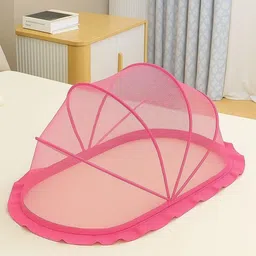ya enterprise Kids tent crib pink HDPE - High Density Poly Ethylene Washable Infants Mosquito Net image 4