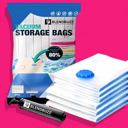 blend buzz Reusable Airtight Vacuum 289 Storage Bags With Electric Pump Travel Storage Vacuum Bags-picture-20