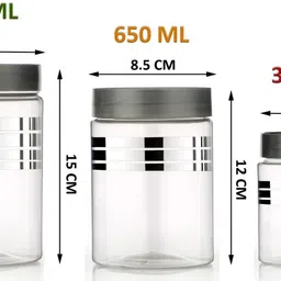 m y Plastic Grocery Container - 350 ml, 650 ml, 1200 ml image 2