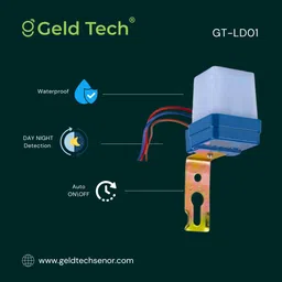 Geld Tech PHOTOCELL SENSOR(DAY NIGHT) 6A highly energy-efficient | Pack of 10 Wired Sensor Security System image 4