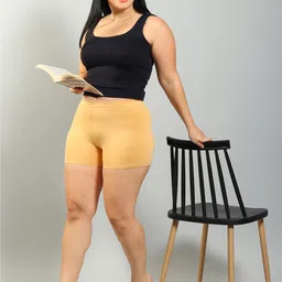 plus size Solid Women Beige Tights image 4