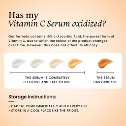 Foxtale 15% Vitamin C Face Serum With L-Ascorbic Acid & Vit E For Glowing Bright Skin image 5