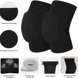 leosportz 1-pair yoga knee pad for good cushioning Knee Support image 2