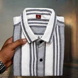 vudly Men Slim, Relaxed Fit, Super Slim Fit Checkered, Striped, Self Design, Solid, Dyed/Ombre Casual Shirt-picture-18