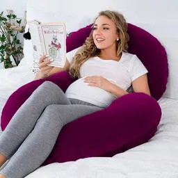 vijay Microfibre Pregnancy Pillow Pack of 1 Solid-picture-20