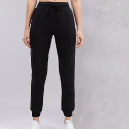 hrx by hrithik roshan Women Solid Black Track Pants image 2