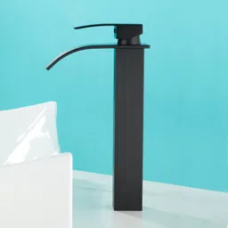 Stainless Steel Hot & Cold Wash Basin Mixer High Neck Pillar Cock Single Handle Basin Mixer Faucet-image-7