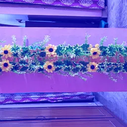 kingstyle impex Artificial Flowers Home Decoration Vine Creepers Plant Wall Hanging Chain 1660I Multicolor Sunflower Artificial Flower image 3