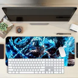 Shanime navar Gaming Mouse Pad XXL, Extended Anime Design, Large Mouse pad 23 X 11 inch Non Slip Base Mousepad image 4