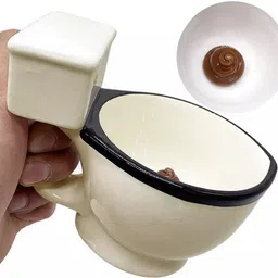bonzeal Fun Toilet Coffee Cup Gift for Brother Husband Ceramic Coffee Mug image 3