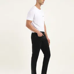 levi's 512 Men Tapered Fit Mid Rise Black Jeans image 3