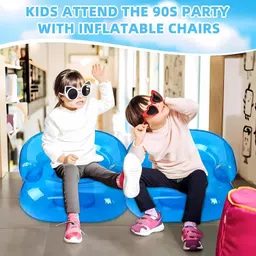 drumstone Inflatable Chair for Kids Waterproof PVC Air Sofa Inflatable Inflatable Toy Pump image 4