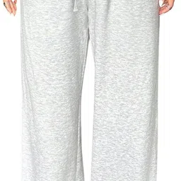 dockstreet Women Solid Grey Track Pants image 3