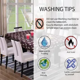 kingmatters PVC 8 Seater Floral Table Cover image 5