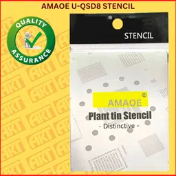 akt AMAOE U-QSD9 STENCIL tin multipurpose,865,870,SM8250,0.12MM Quilting Stencil image 5