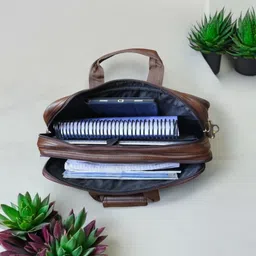 sm bags Men & Women Brown Messenger Bag image 5