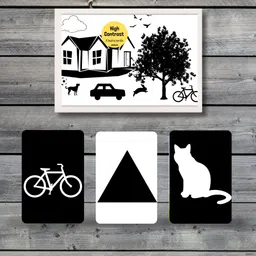 ekdali Contrast Flashcards for Babies: Enhance Visual Tracking skills-picture-15