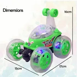 kindertales Rolling Big Stunt Car Toy for Kids with ( IND*9099) USB Cable & Remote image 5