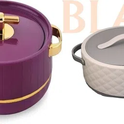 blal Plastic Thermoware Casserole Set | Insulated Hot Pot for Kitchen & Dining Pack of 2 Thermoware Casserole Set-picture-40