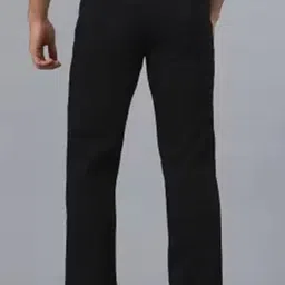 prabhu trend Men Loose Fit Mid Rise Black Jeans image 3