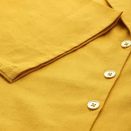 chemistry Women Regular Fit Solid Lapel Collar Casual Shirt image 3