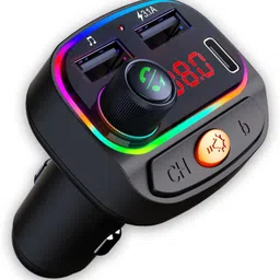 crust v5.0 Car Bluetooth Device with FM Transmitter, Car Charger, Audio Receiver, MP3 Player, Adapter Dongle, Transmitter-picture-16