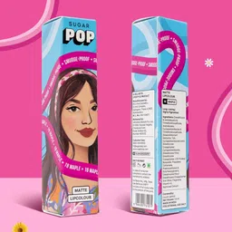 sugar pop Matte Lipcolour 18 Maple - Super Matte | Lasts 8+ hours | Non-Drying image 3