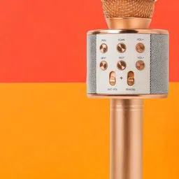 nilesawar X56 LED Wireless Karaoke Mic | Bluetooth Speaker with Mic Microphone-picture-40