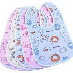 hm enterprises Baby Bibs Apron for Baby boy and Girl Assorted- Pack of 4 (Multicolor)-picture-12
