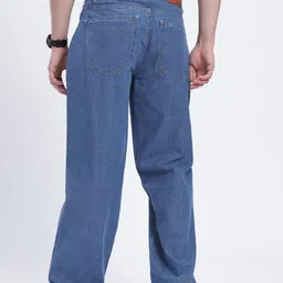 glitchez Men Mid Rise Blue Jeans image 5