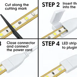 rayvix 600 LEDs 15 m Beige Steady Strip Rice Lights image 4