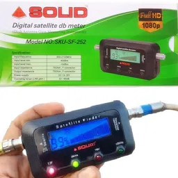 balrama Solid SF-252 Digital Satellite dB Meter Signal Strength Quality of Dish Antenna Digital Multimeter-picture-13