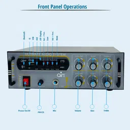 ain Amplifier/MIC Input/USB/SD Card Slot/FM Radio/AUX Input/Stereo amplifier 160 W AV Power Amplifier image 3